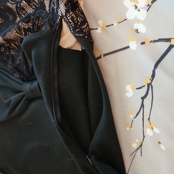 Lace Sleeved Dress - Picture 8 of 8